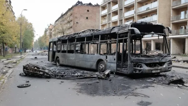 At least 30 feared killed in a Russian bus bombing in Ukraine