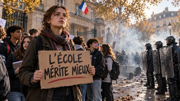 Riot police clash with students as education protests rage in France