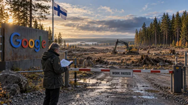 Finland orders halt to work on Google data centre sites