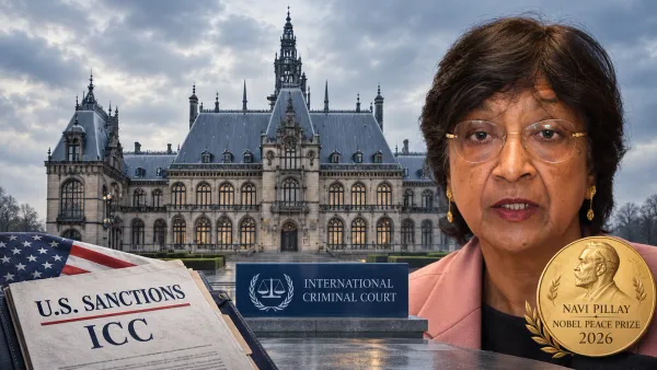 US imposes sanctions on ICC hours after former judge wins Nobel Peace Prize